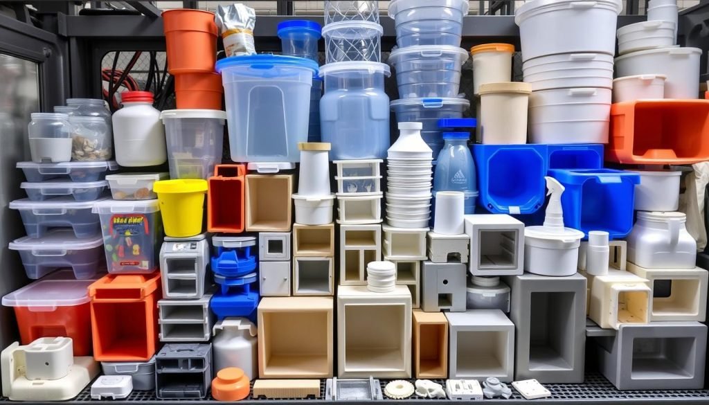 Consumer goods produced on a 350 ton injection molding machine Consumer goods produced on a 350 ton injection molding machine