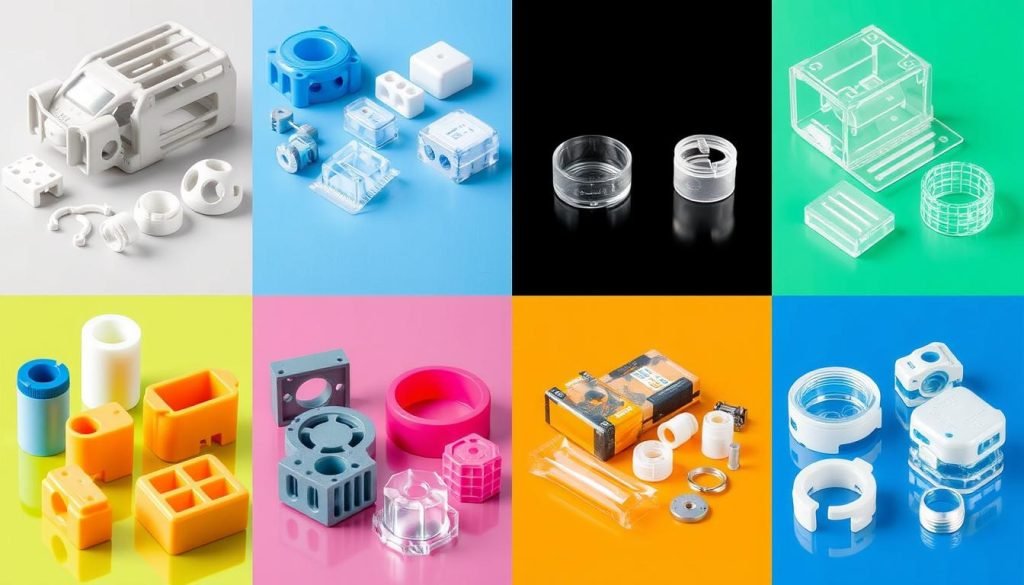 Various industry applications for parts made with 120-ton injection molding machines